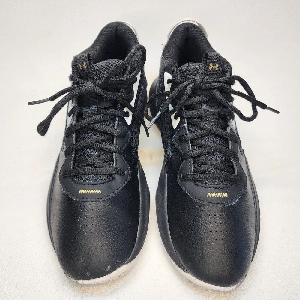 Boys Size 6Y Under Armour Lockdown 6 Basketball Shoes Black